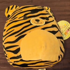 Squishmallows Striped Tiger Plush - Yellow and Black